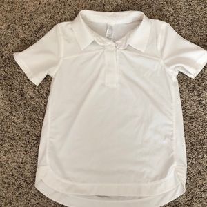 White Iviva golf shirt